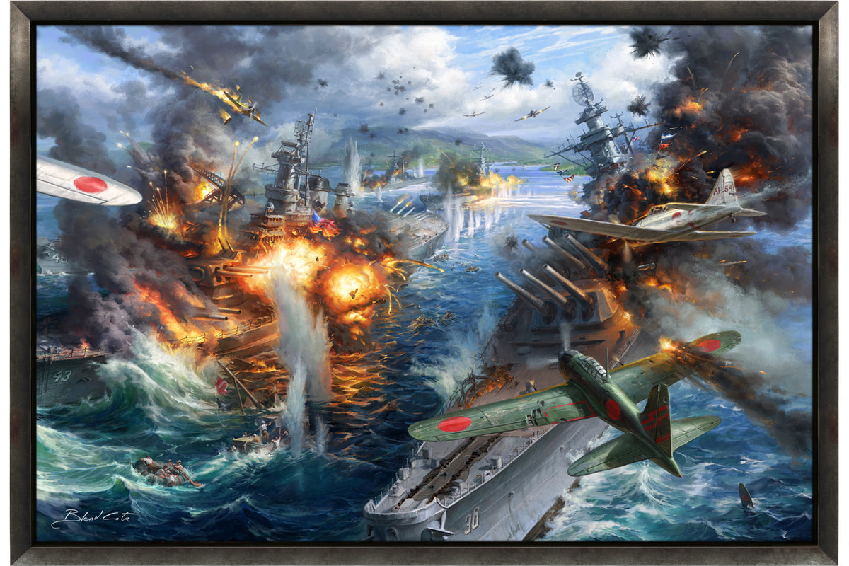 Pearl Harbor (Original Painting) - Blend Cota Studios