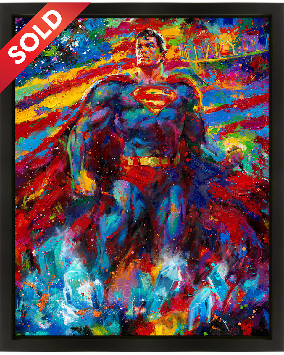 Superman - Last Son of Krypton (Original Painting) - Blend Cota