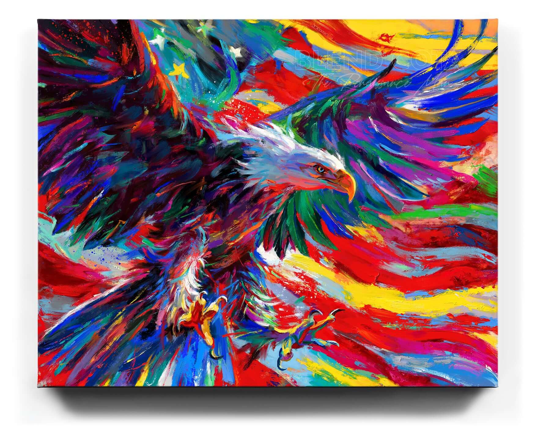 Eagle of Freedom - Blend Cota Limited Edition Art on Canvas - Blend Cota Studios