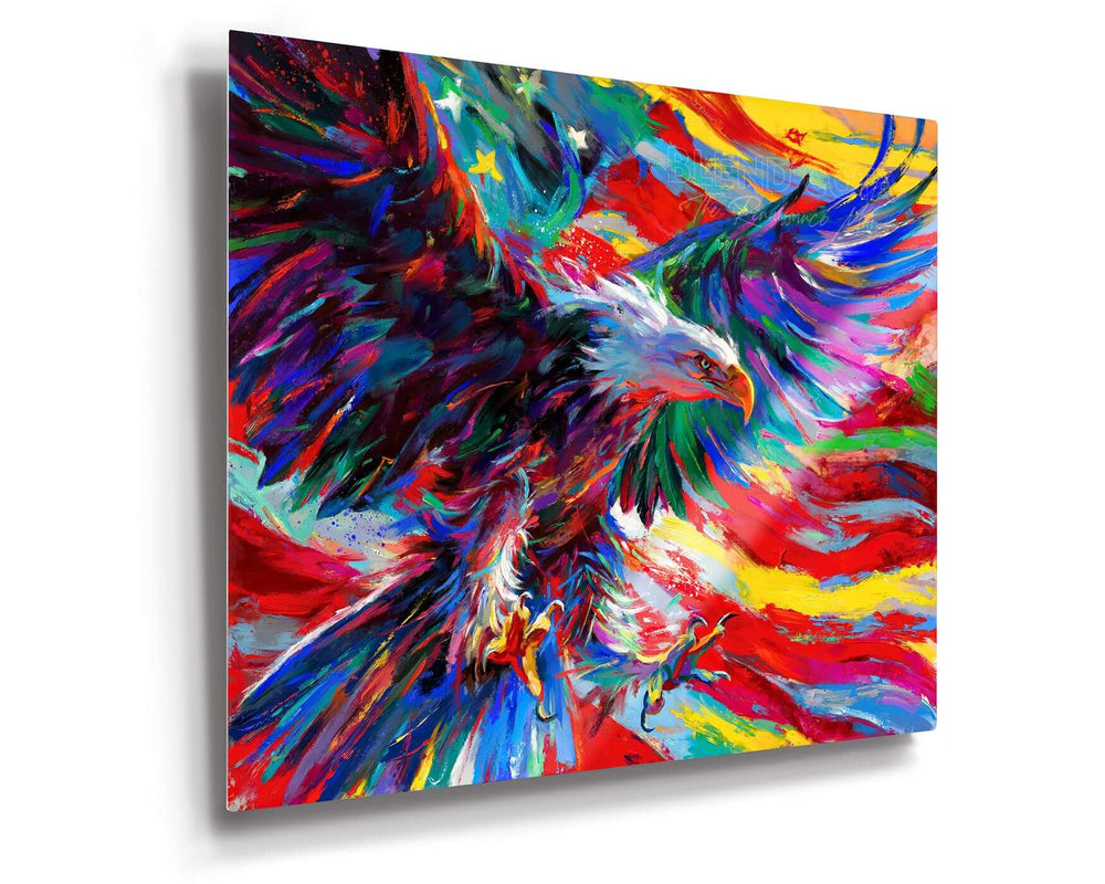 Eagle of Freedom - Blend Cota Limited Edition Art on Metal - Blend Cota Studios