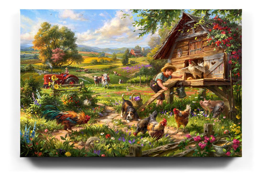 The Joy of Easter - Blend Cota Limited Edition Art on Canvas - Blend Cota Studios 