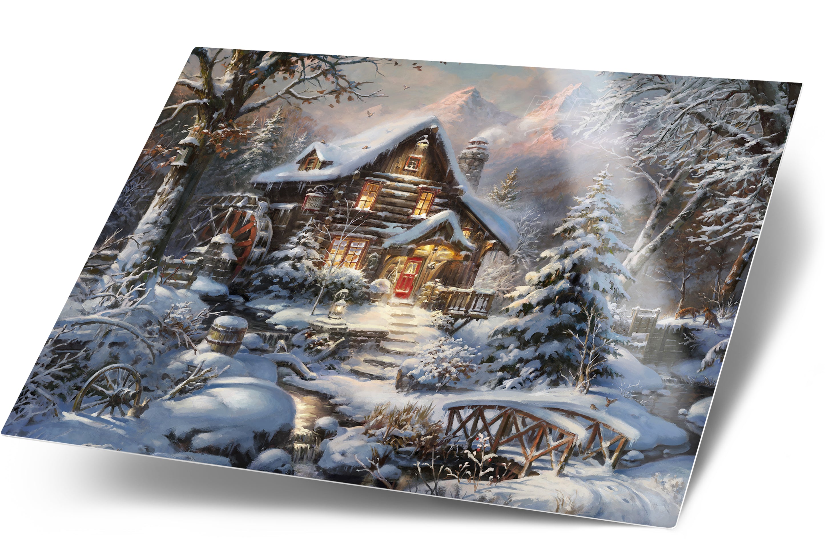 Silence of The First Snow - Blend Cota Art Print on Metal - Blend Cota Studios