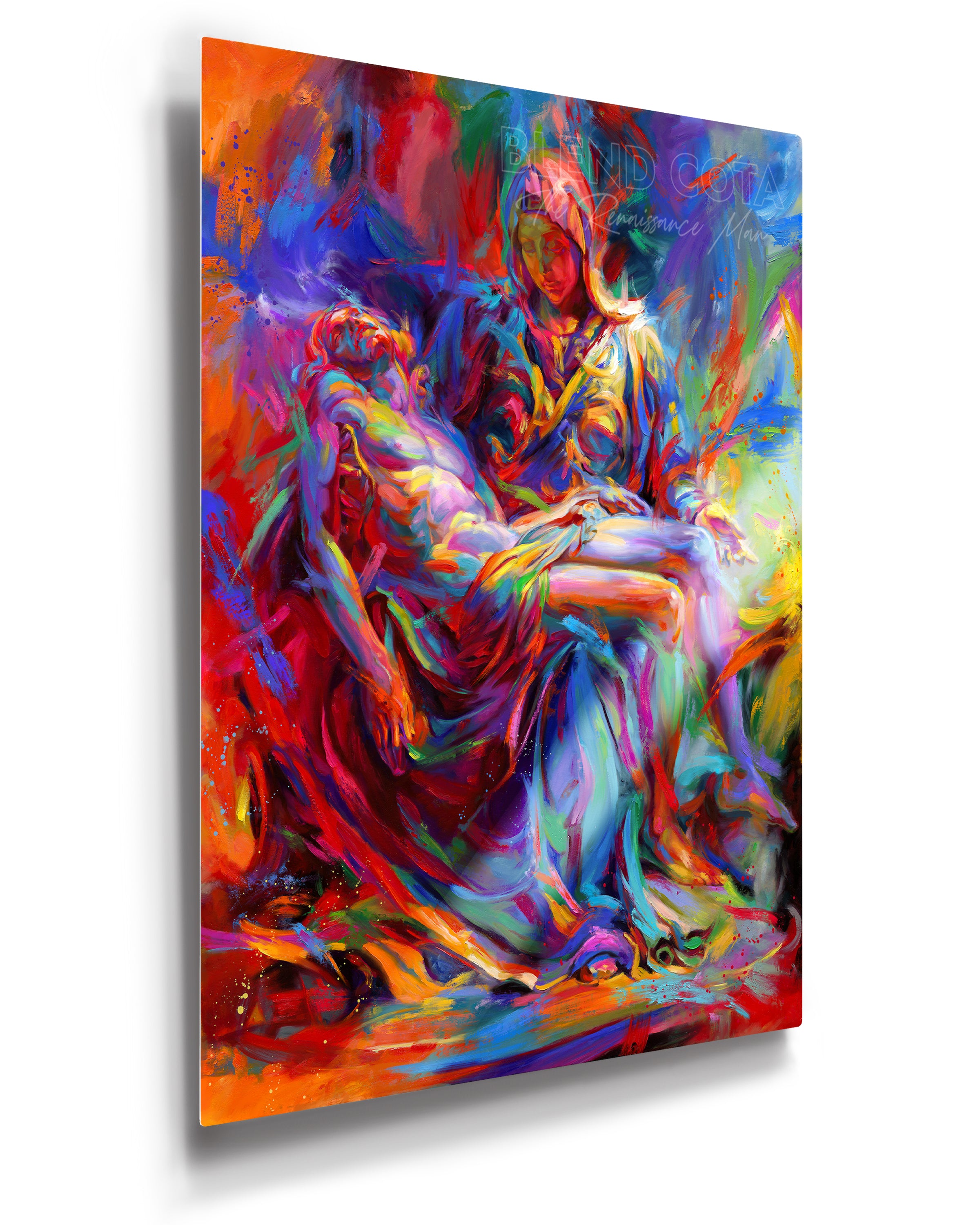 The Colors of Pieta - Blend Cota Limited Edition Art on Metal - Blend Cota Studios