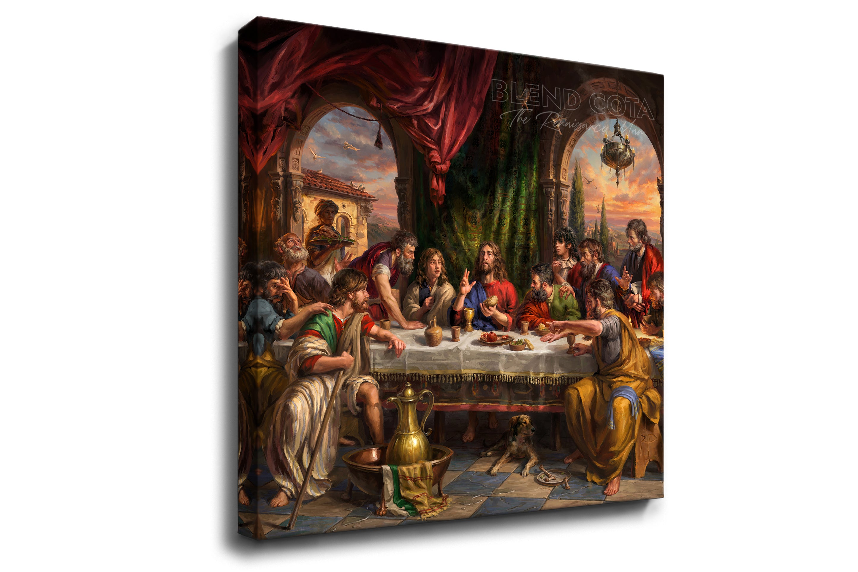 
                  
                    The Last Supper - Blend Cota Art Print on Canvas - Blend Cota Studios 
                  
                