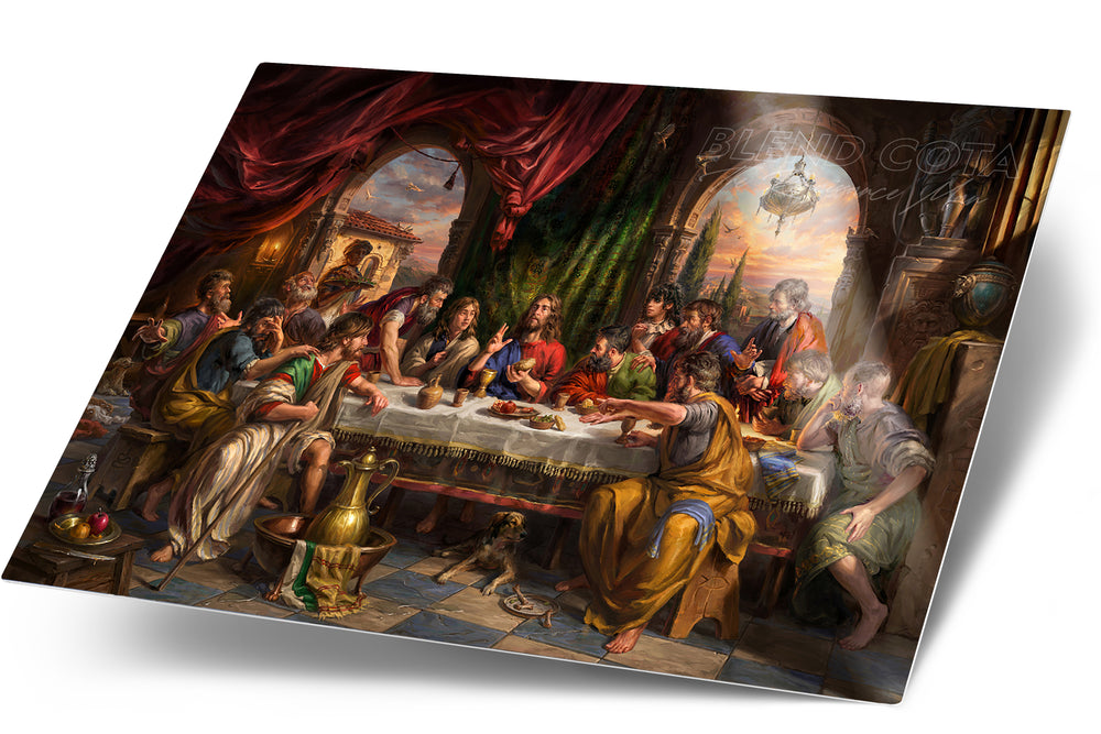The Last Supper - Blend Cota Art Print on Metal - Blend Cota Studios