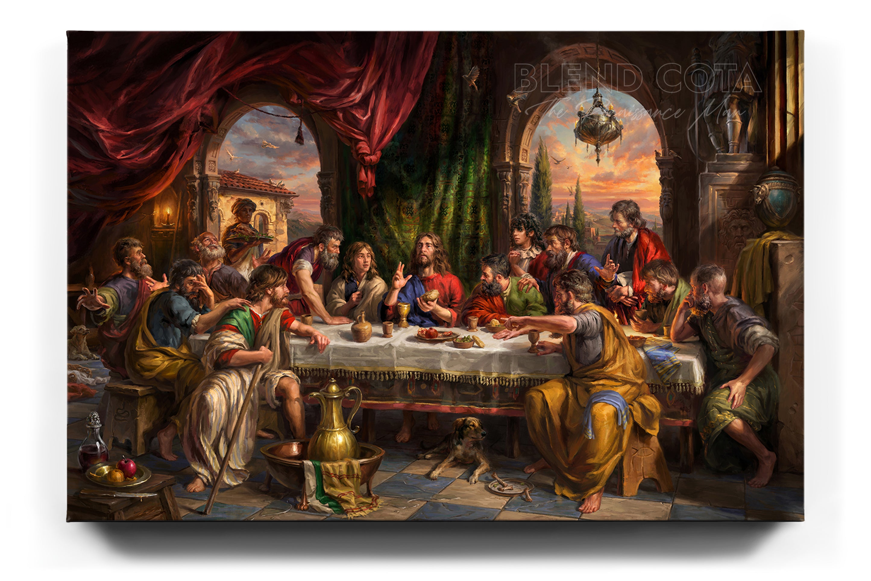 The Last Supper - Blend Cota Limited Edition Art on Canvas - Blend Cota Studios 