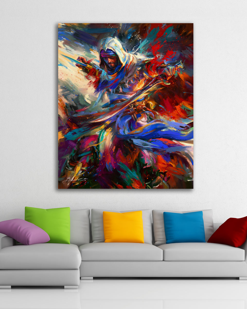 Assassin's Creed® Basim of Mirage (Original Painting) - Blend Cota Studios