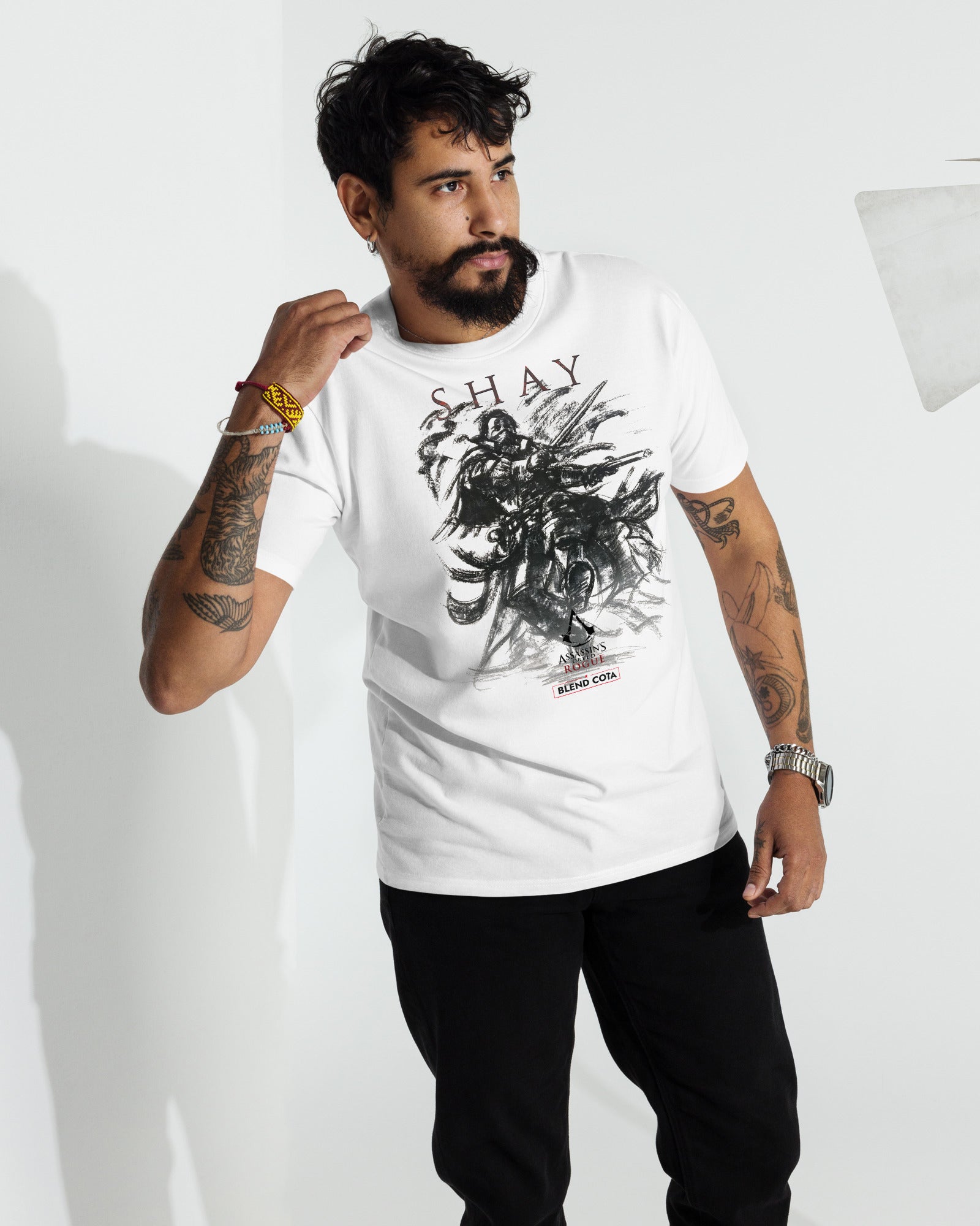 
                  
                    Assassin's Creed® Rogue Shay Cormac Drawing Men’s cotton tee
                  
                