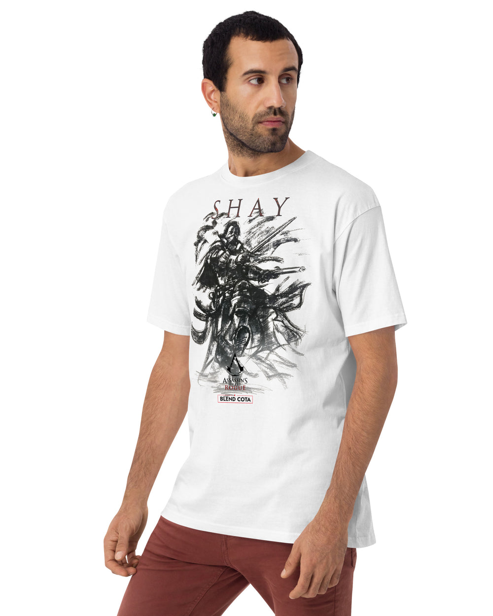 Assassin's Creed® Rogue Shay Cormac Drawing Men’s cotton tee