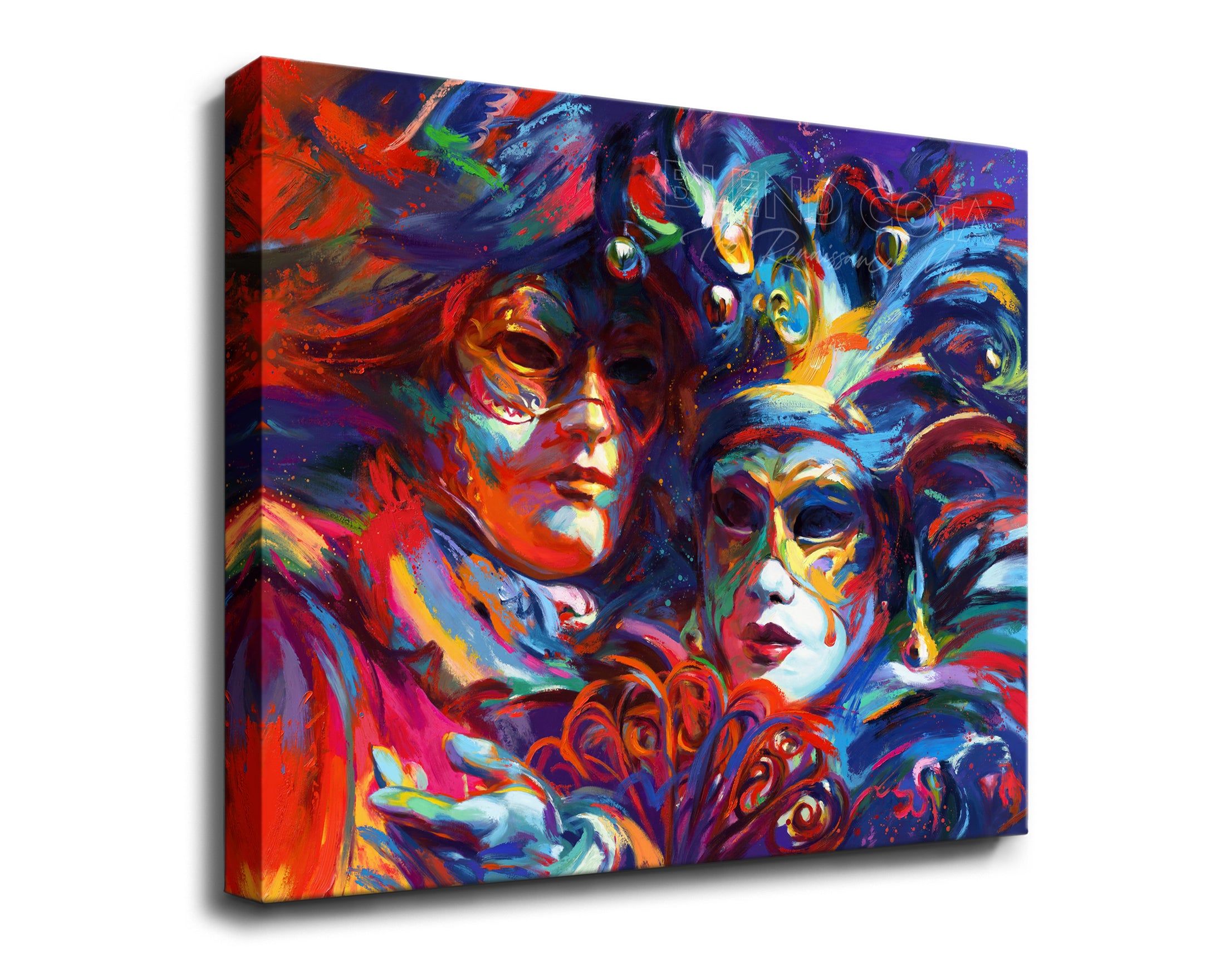 Venetian Masks (Art Print Gallery Wrap)