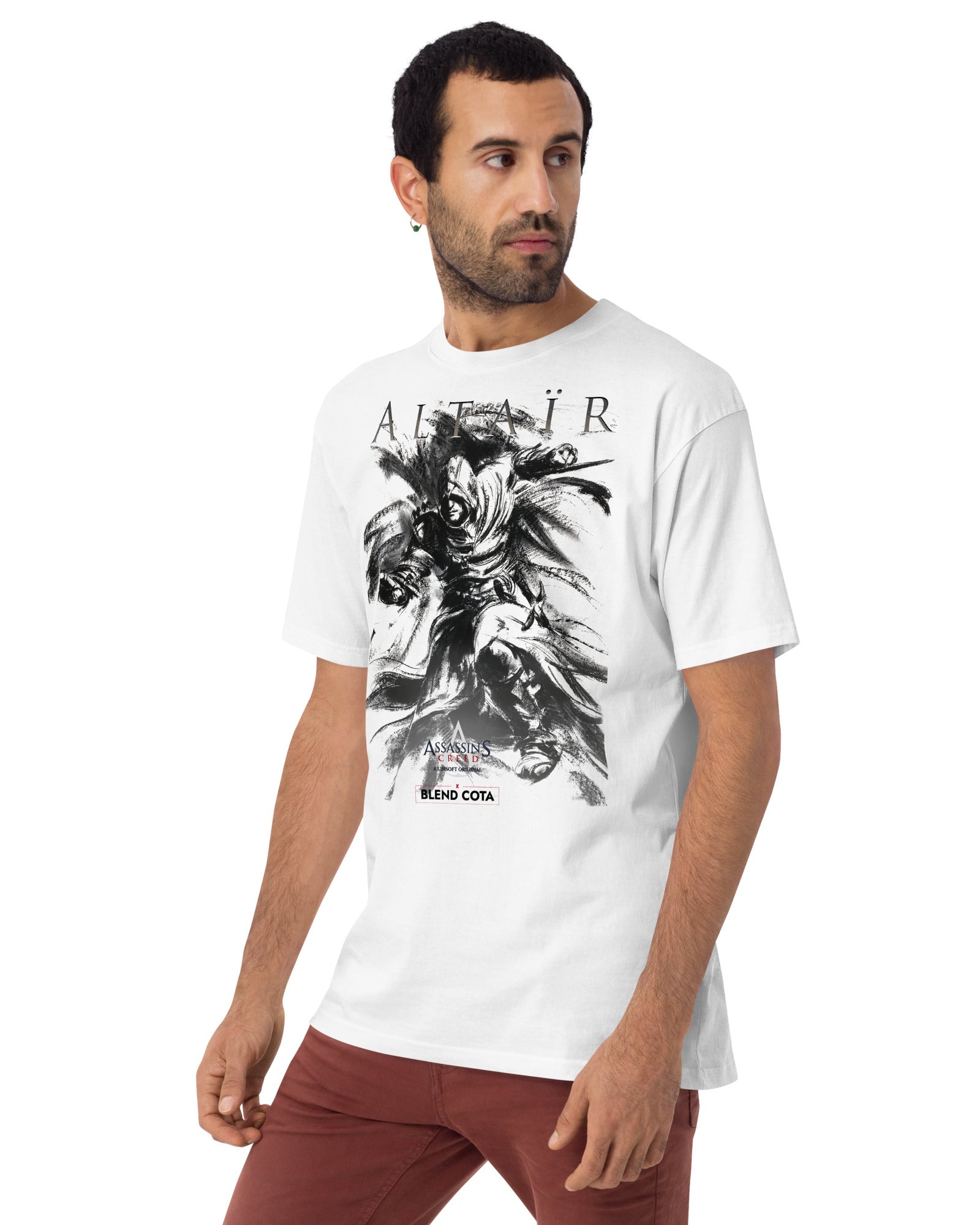 
                  
                    Assassin's Creed® Altaïr Ibn-La'Ahad Drawing Men’s cotton tee
                  
                