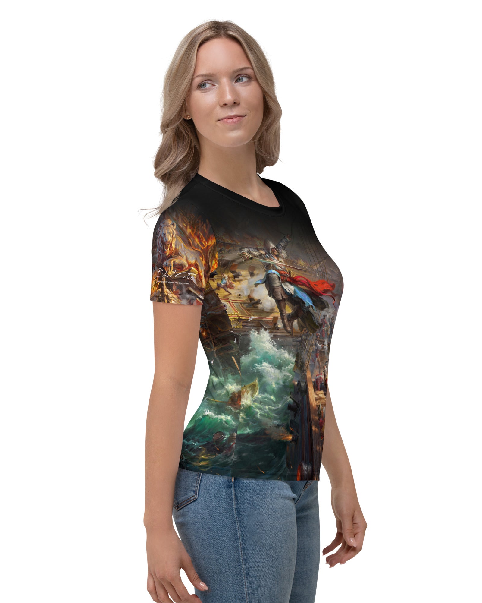 Assassin's Creed® Black Flag Women's T-shirt - Blend Cota Studios