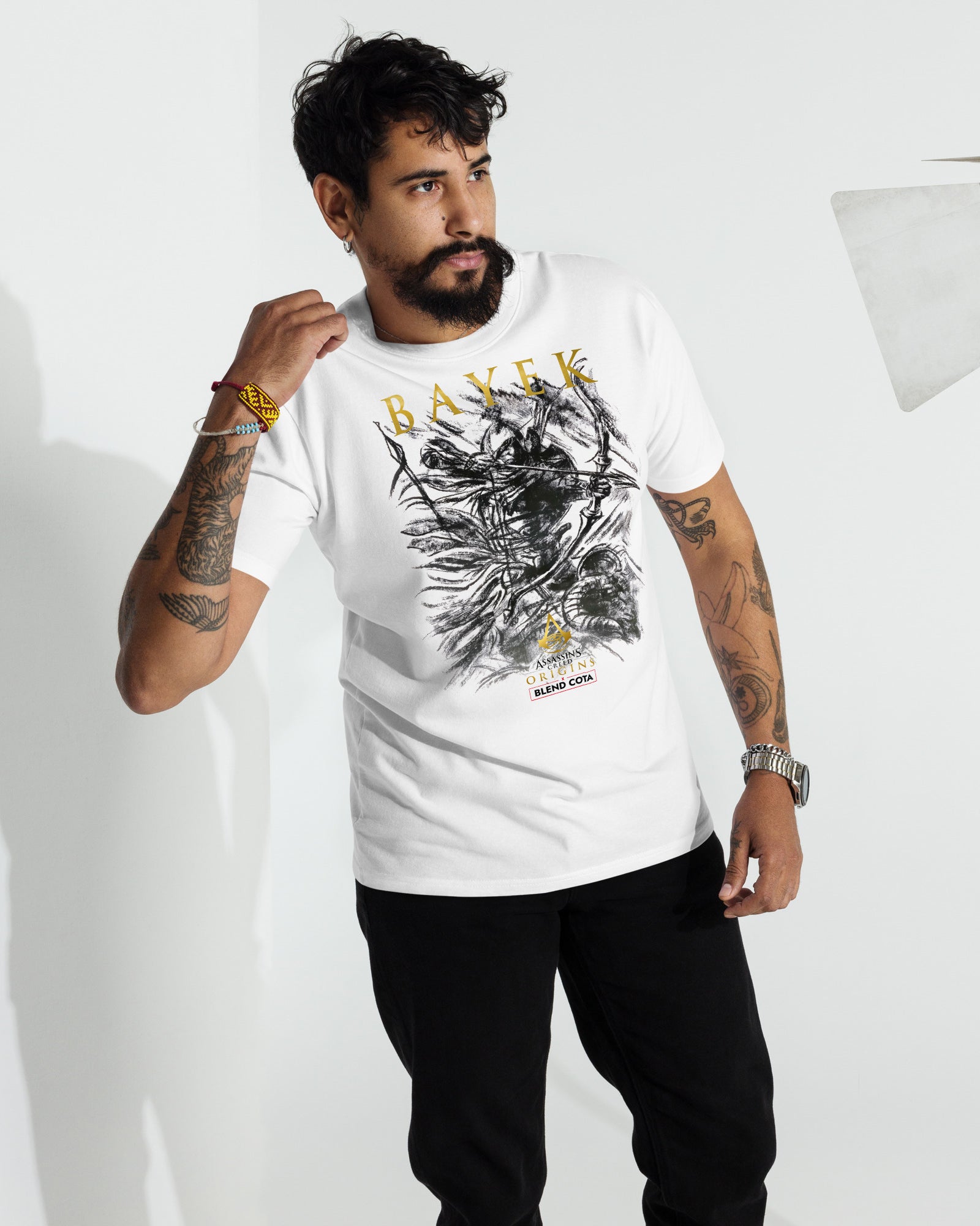 
                  
                    T-shirt en coton pour homme Assassin's Creed® Bayek Drawing
                  
                