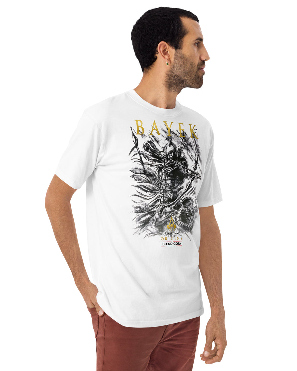 Assassin's Creed® Bayek Drawing Men’s cotton tee
