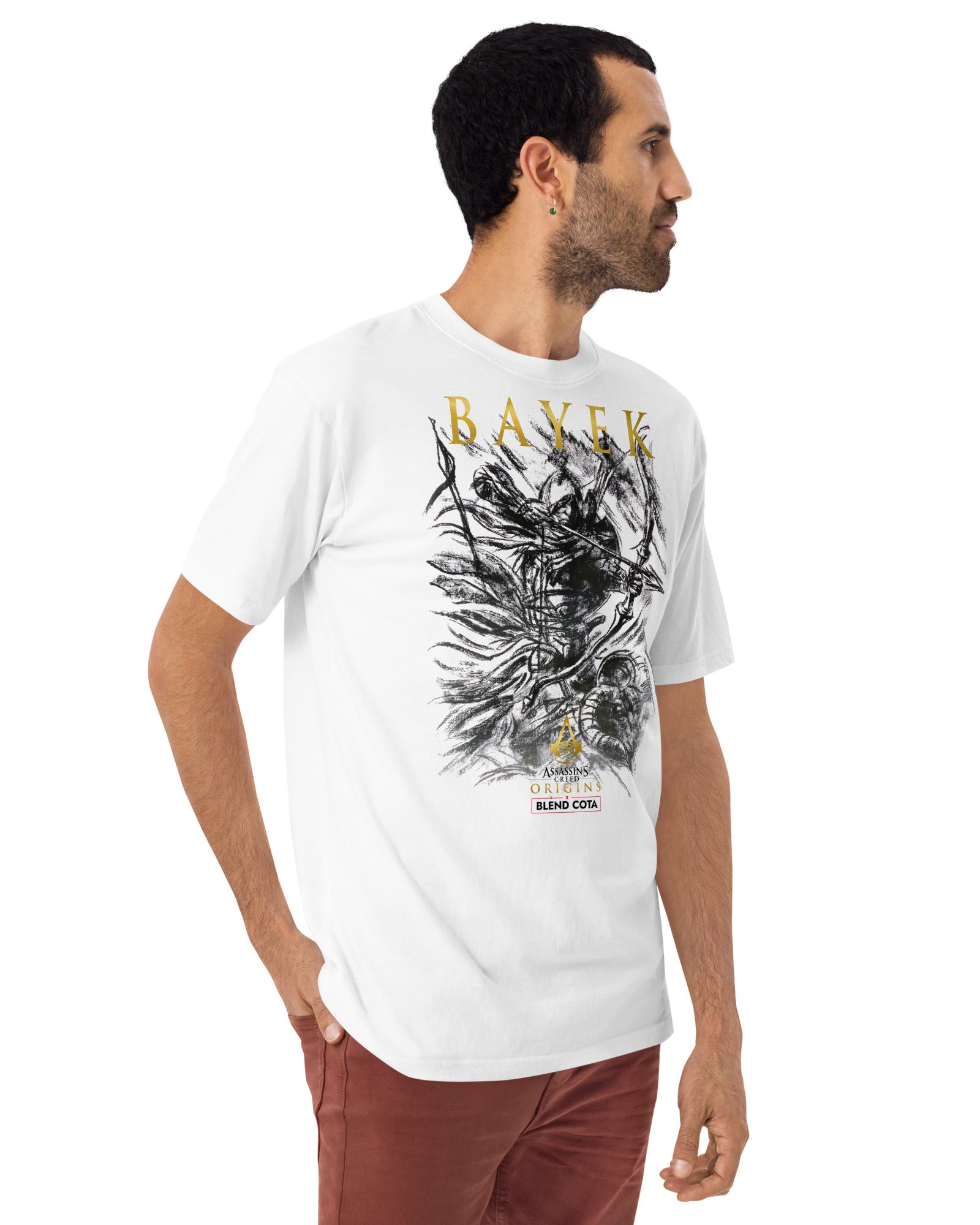 
                  
                    T-shirt en coton pour homme Assassin's Creed® Bayek Drawing
                  
                