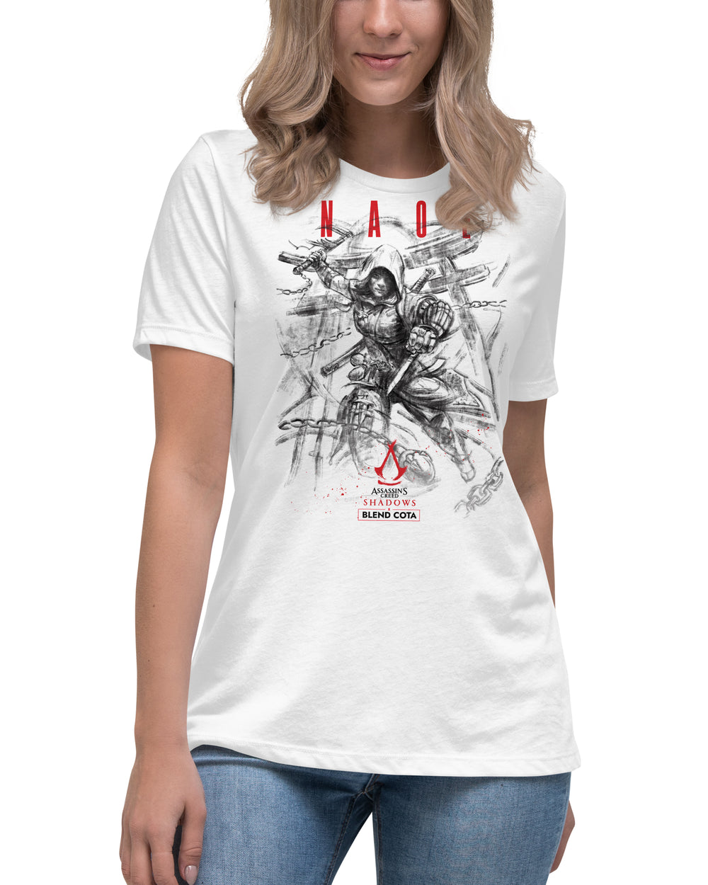 Assassin's Creed® Shadows Naoe Drawing Women's cotton tee