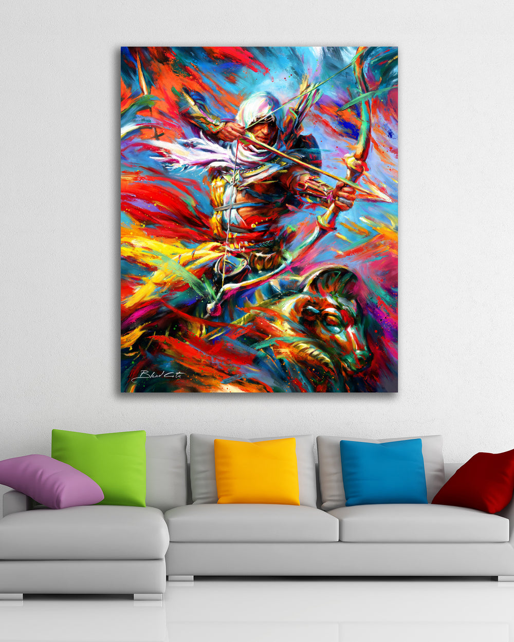 Assassin's Creed® Bayek (peinture originale)