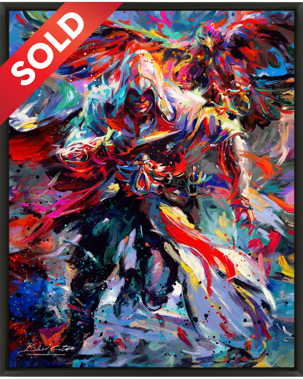 Assassin's Creed® Ezio &amp; Eagle (toile en édition limitée)