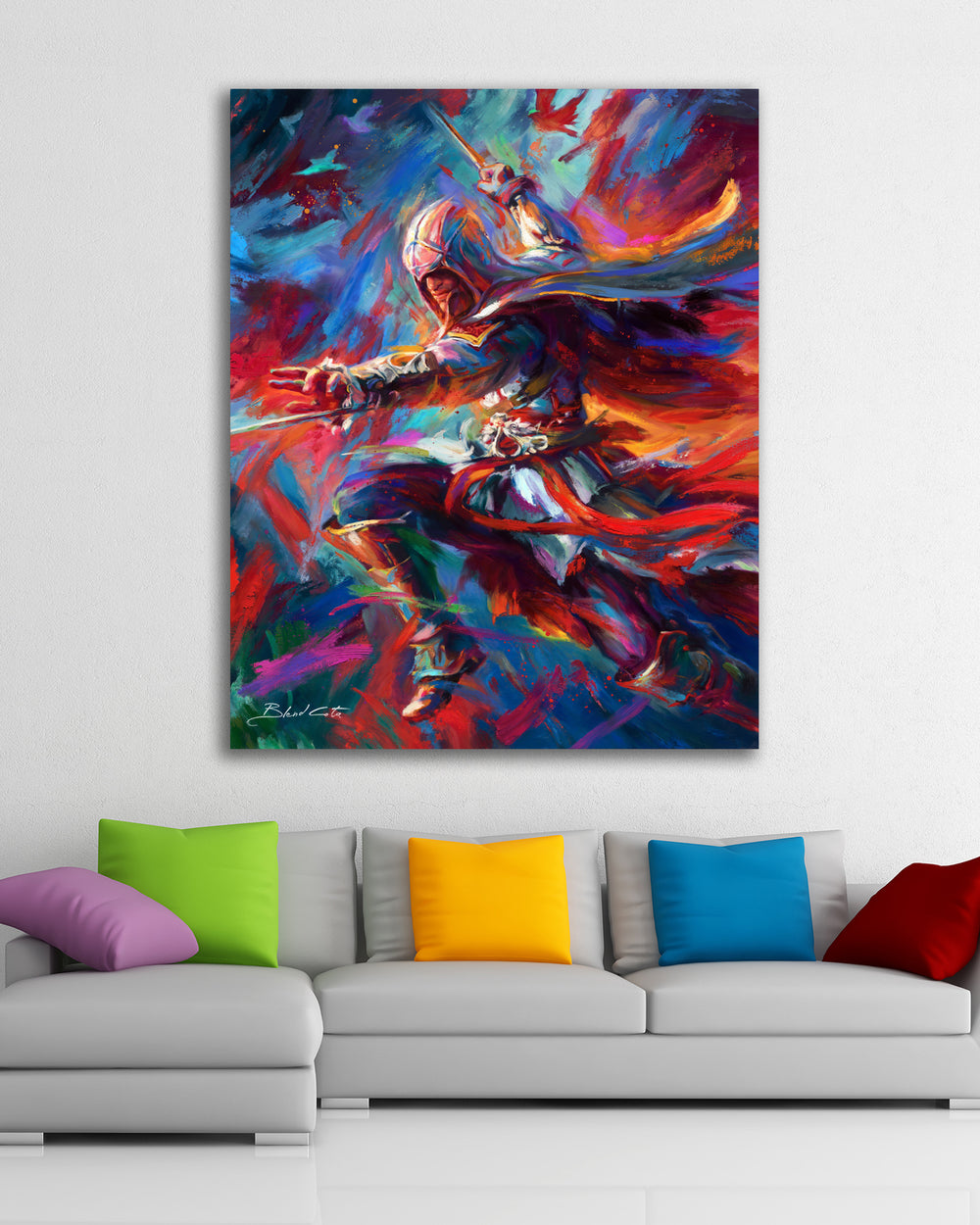 Assassin's Creed® Ezio Auditore (Peinture originale)