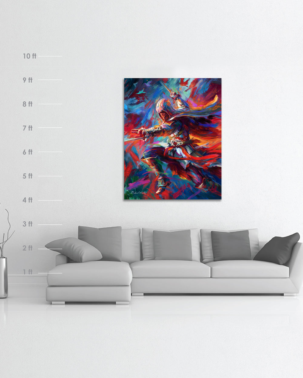 Assassin's Creed® Ezio Auditore (Peinture originale)