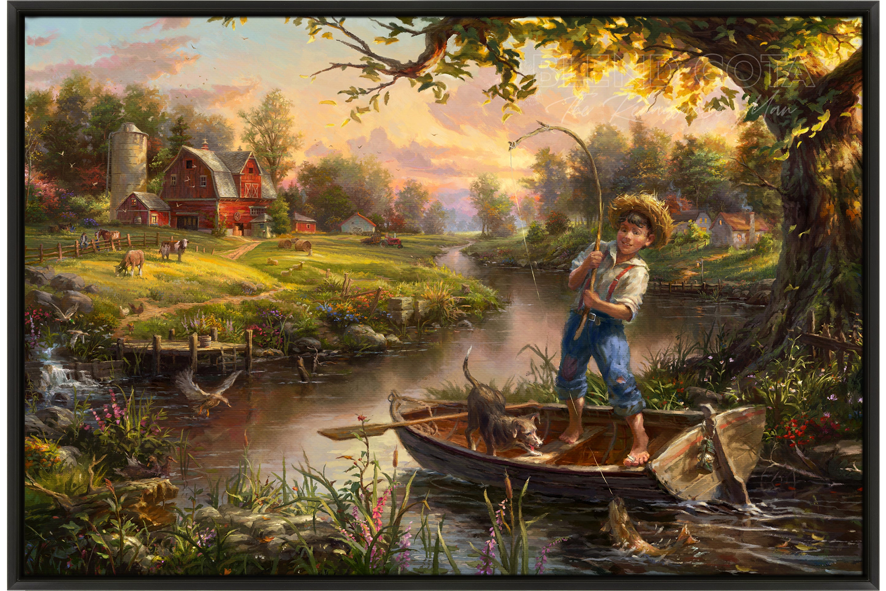 Gone Fishing (Limited Edition Canvas) - Blend Cota Studios