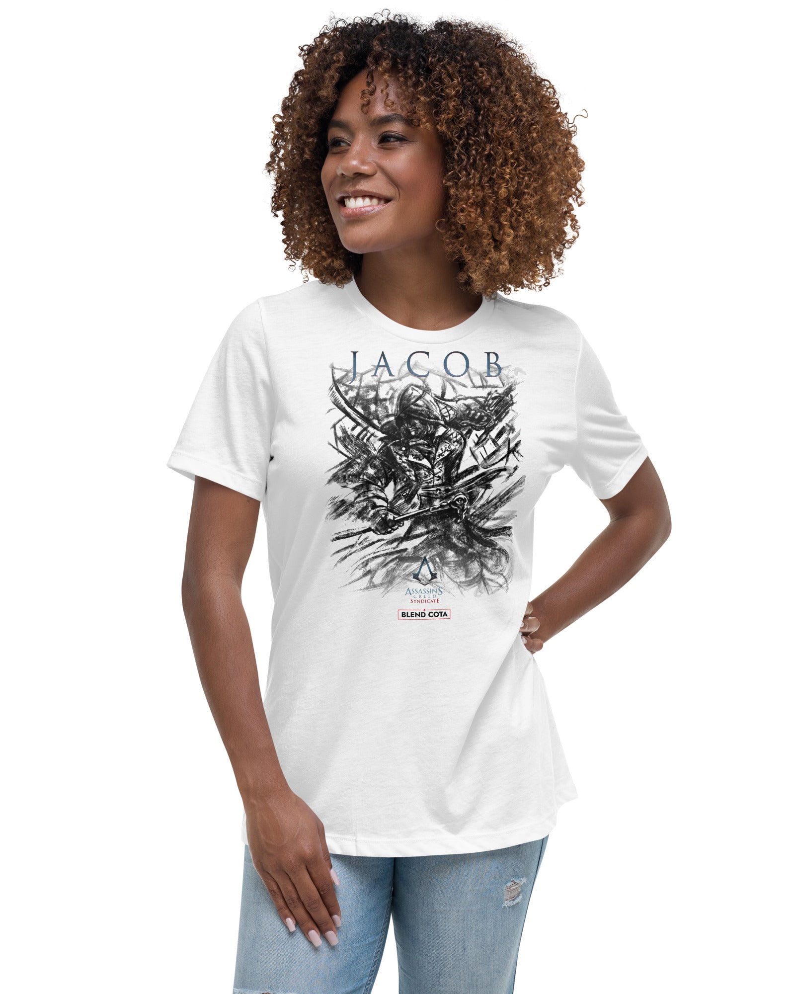 Assassin's Creed® Syndicate Jacob Frye Hooded Drawing Women’s cotton tee