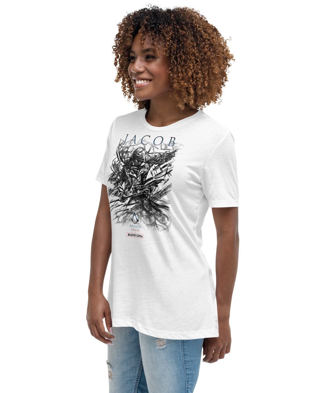Assassin's Creed® Syndicate Jacob Frye Hooded Drawing Women’s cotton tee
