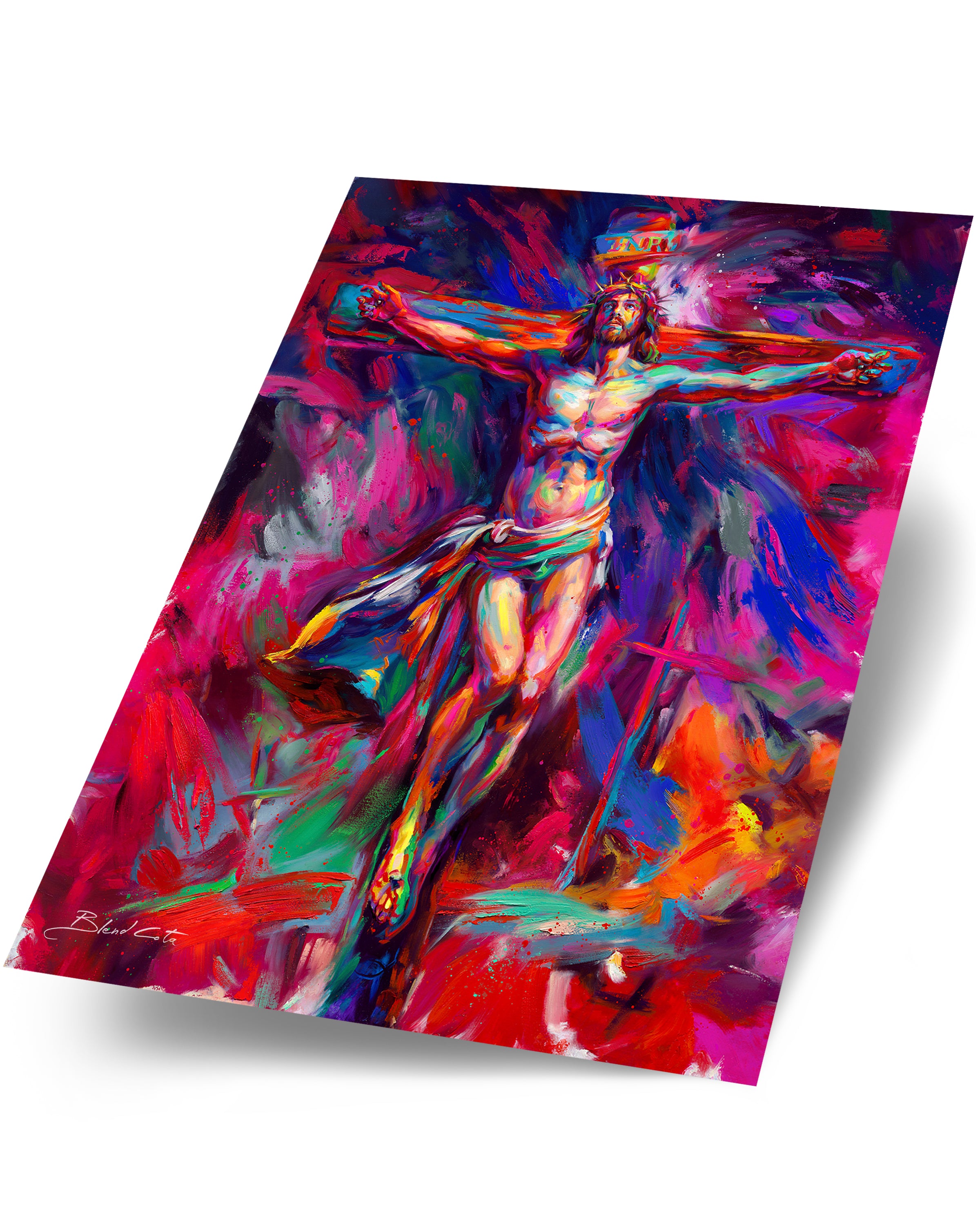 Jesus Abstract Art GADZRTIL Abstract Jesus Canvas Wall Art Modern