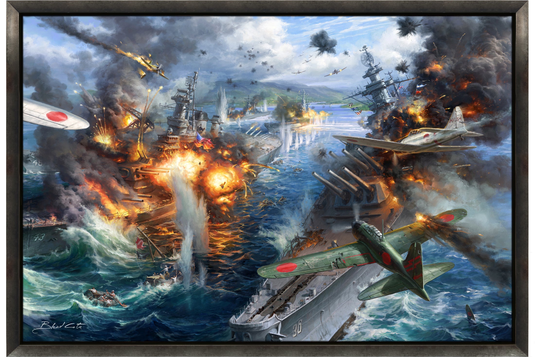 Pearl Harbor (peinture originale)