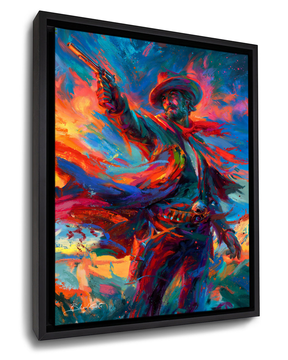 The Gunslinger (Art Print Framed)