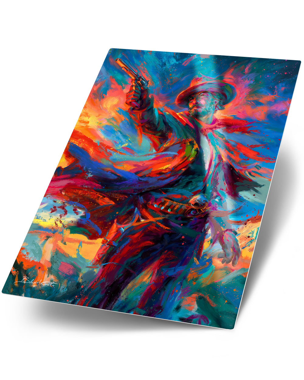 Le Pistolero (Art Print Metal)