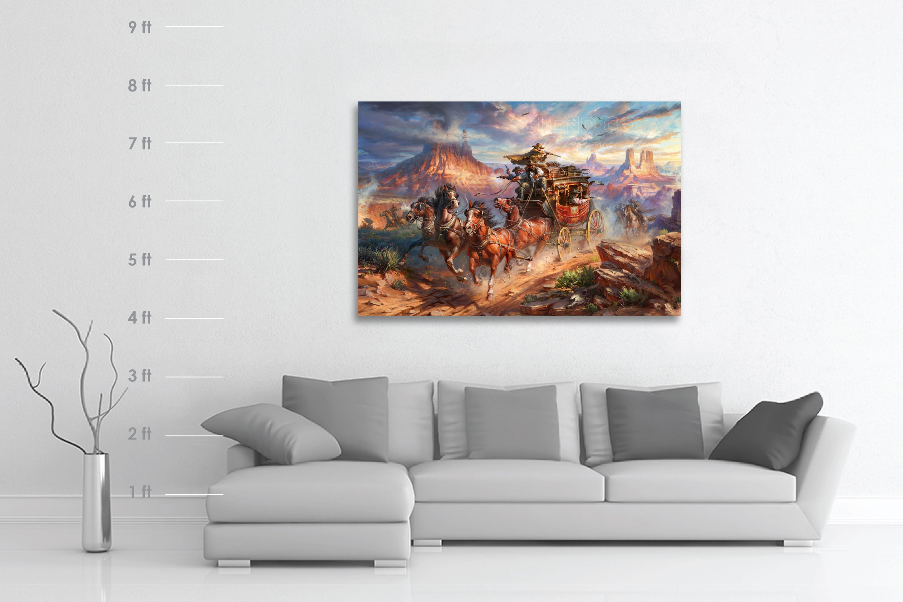 
                  
                    The Wild West (Original Painting)
                  
                