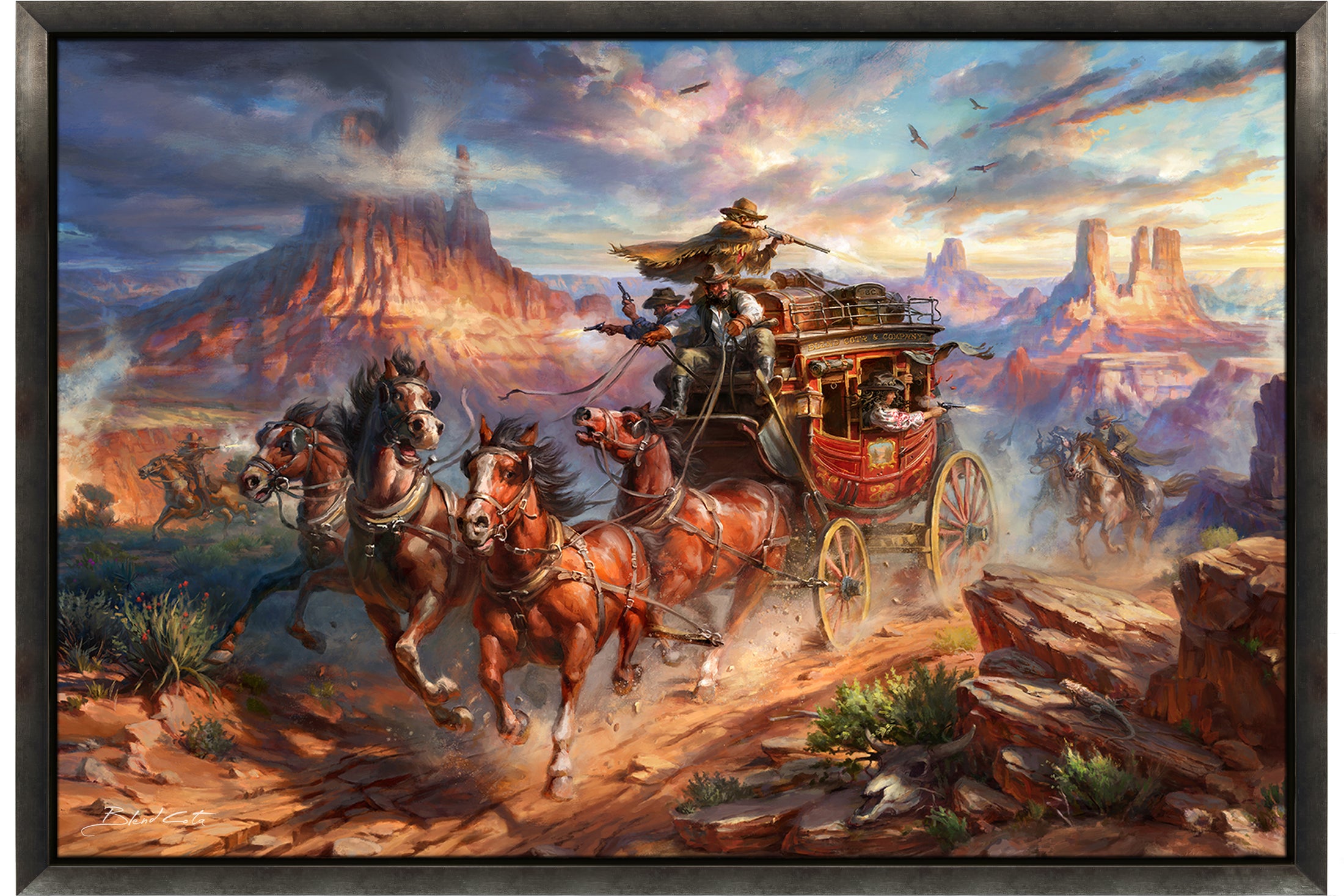 Le Far West (peinture originale)