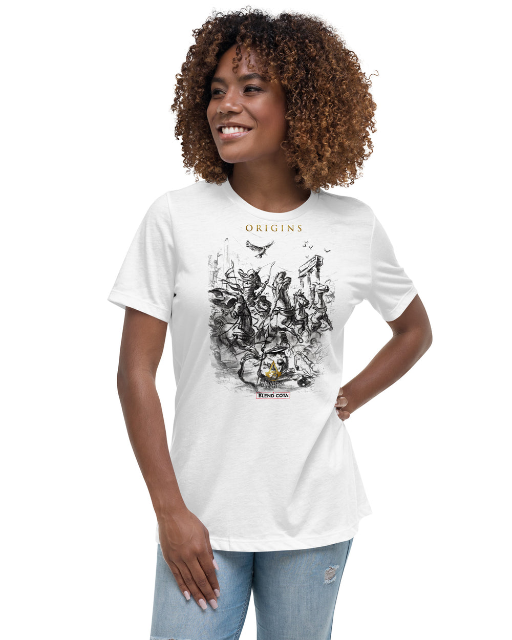 Assassin's Creed® Origins Drawing Women's cotton tee