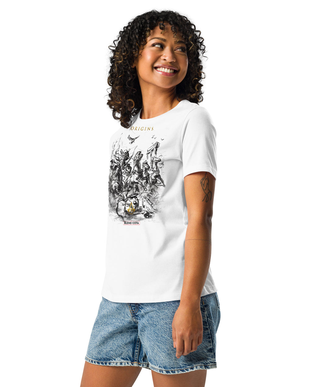 Assassin's Creed® Origins Drawing Women's cotton tee