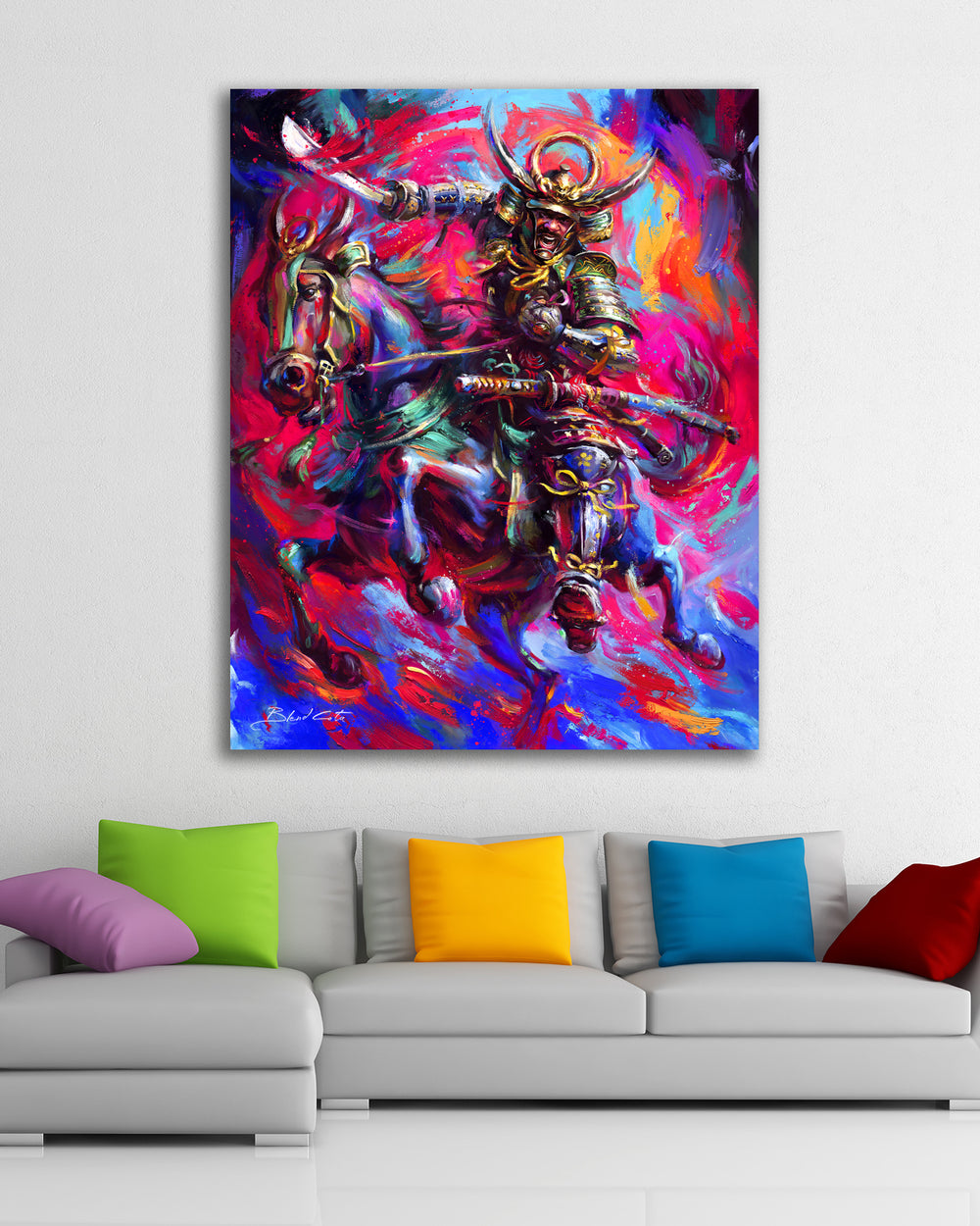 Assassin's Creed® Yasuke des Ombres (Peinture Originale)