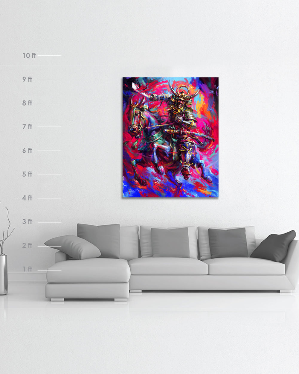 Assassin's Creed® Yasuke des Ombres (Peinture Originale)