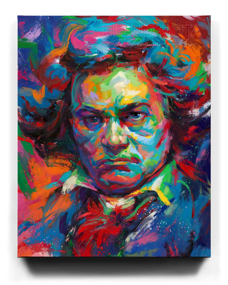 
                  
                    Beethoven - A Symphony of Color - Blend Cota Limited Edition Art on Canvas - Blend Cota Studios
                  
                