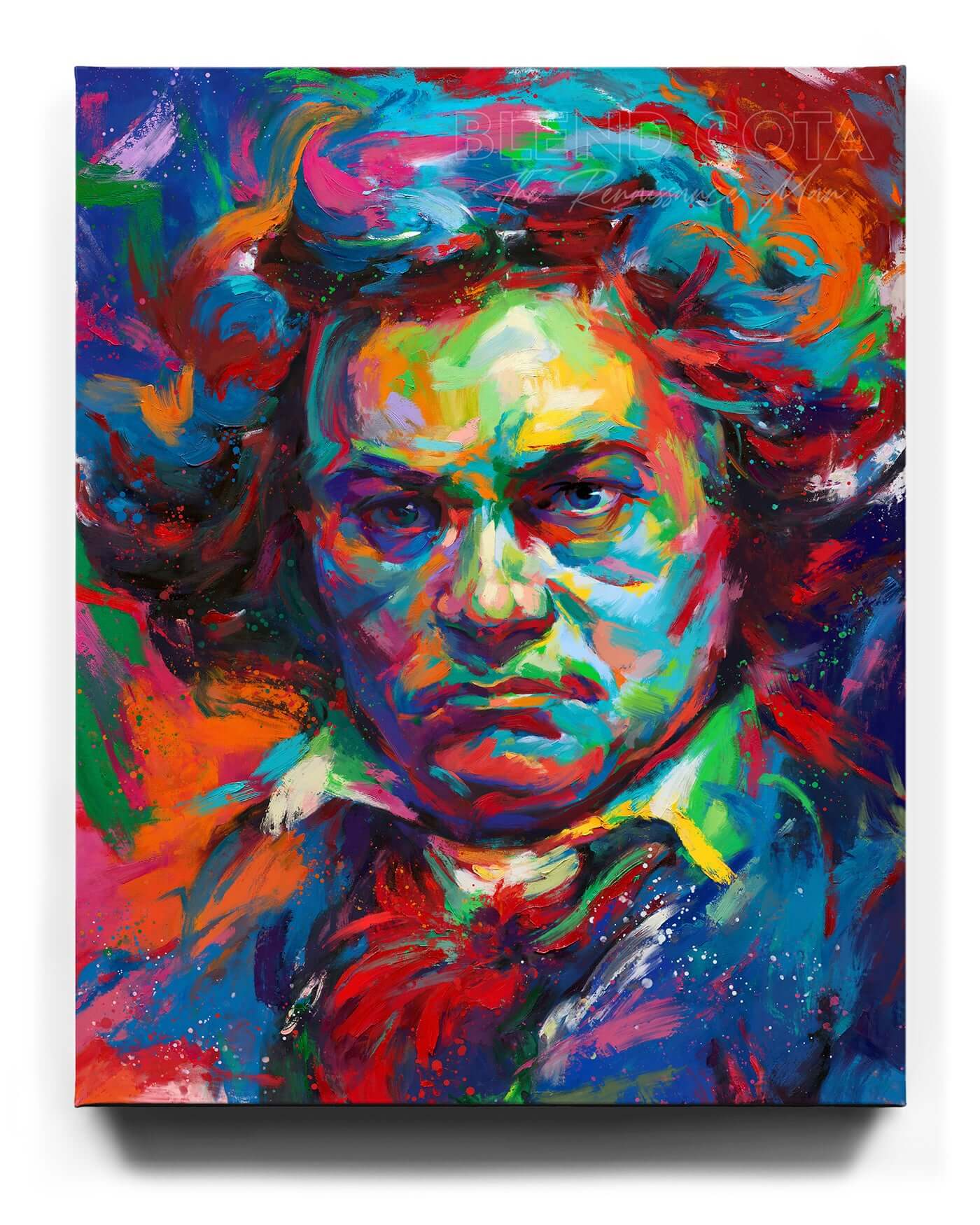 Beethoven - A Symphony of Color - Blend Cota Limited Edition Art on Canvas - Blend Cota Studios
