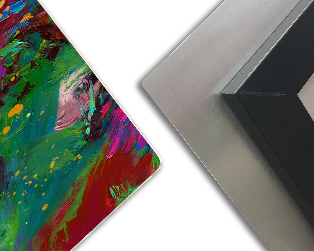 
                  
                    True Northern Spirit - Blend Cota Limited Edition Art on Metal - Blend Cota Studios - Close up and reverse
                  
                