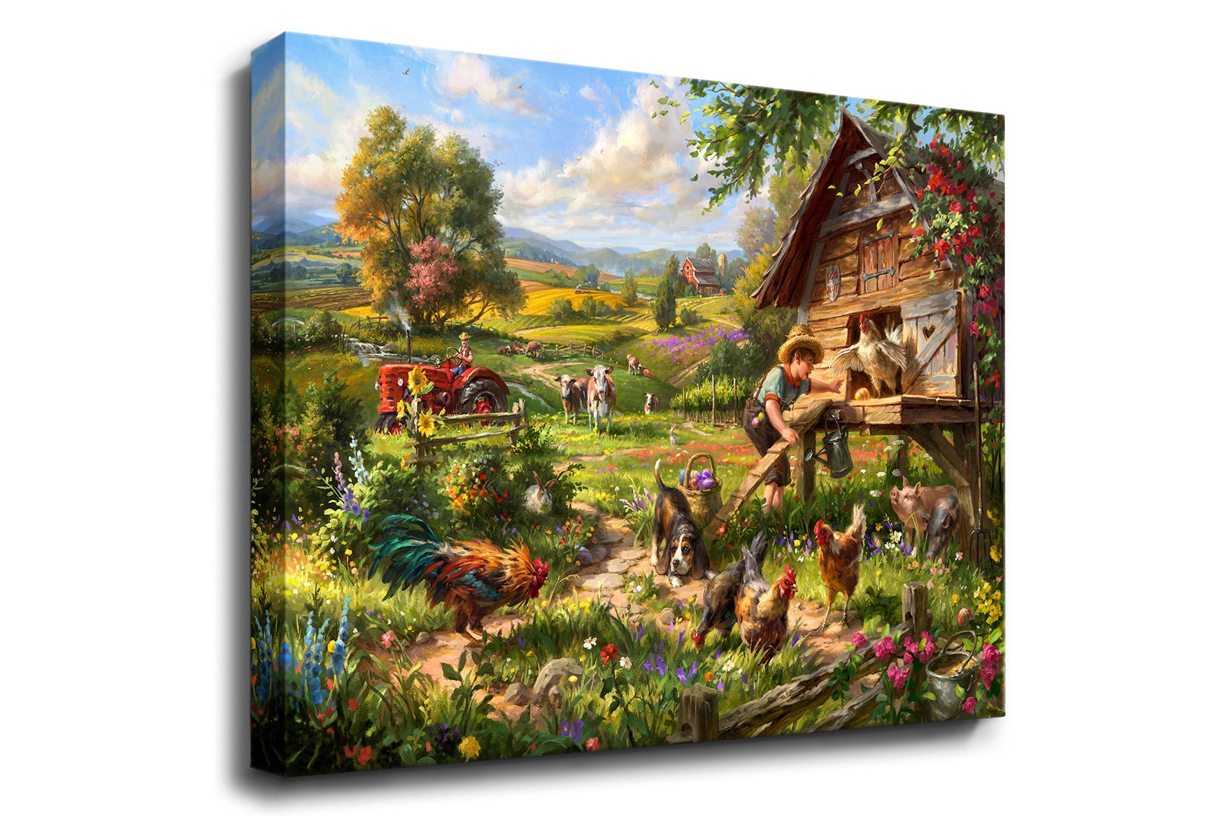 The Joy of Easter - Blend Cota Art Print on Canvas - Blend Cota Studios 