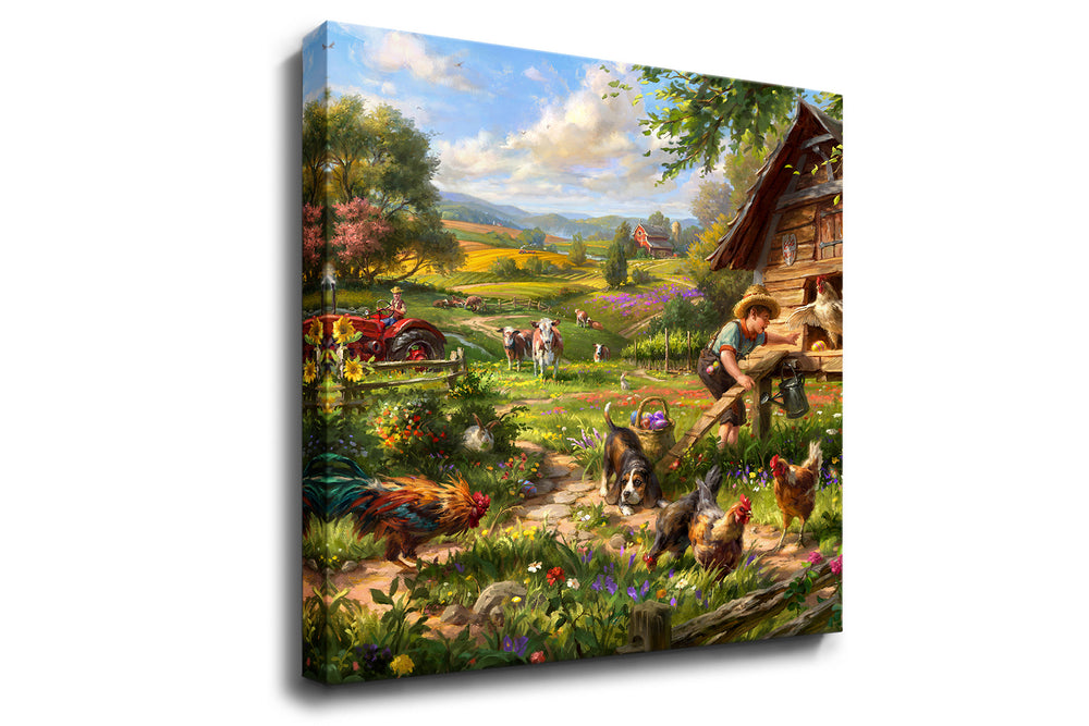 The Joy of Easter - Blend Cota Art Print on Canvas - Blend Cota Studios 