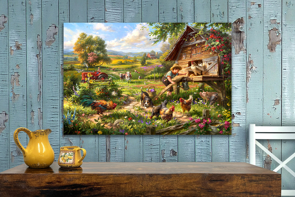 The Joy of Easter - Blend Cota Limited Edition Art on Metal - Blend Cota Studios 