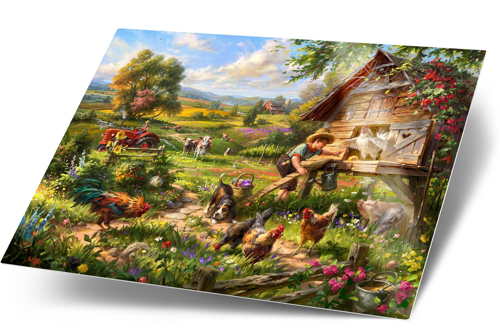 The Joy of Easter - Blend Cota Art Print on Metal - Blend Cota Studios 