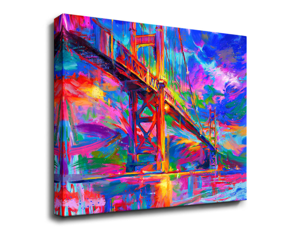 Golden Gate Bridge - Blend Cota Art Print on Canvas - Blend Cota Studios 