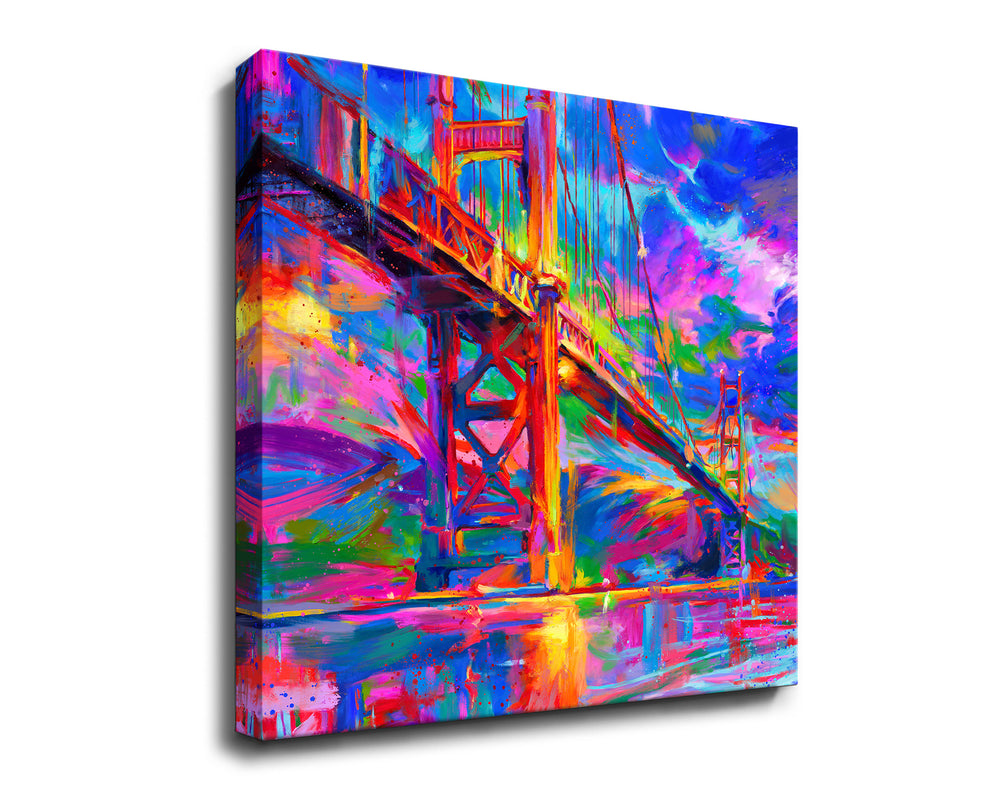 Golden Gate Bridge - Blend Cota Art Print on Canvas - Blend Cota Studios 