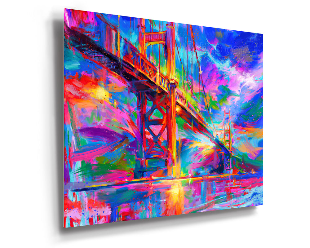 Golden Gate Bridge - Blend Cota Limited Edition Art on Metal - Blend Cota Studios 