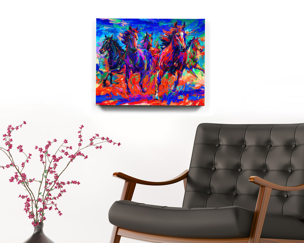 Gallop of the Wild - Art Print on Cardstock - Blend Cota Studios