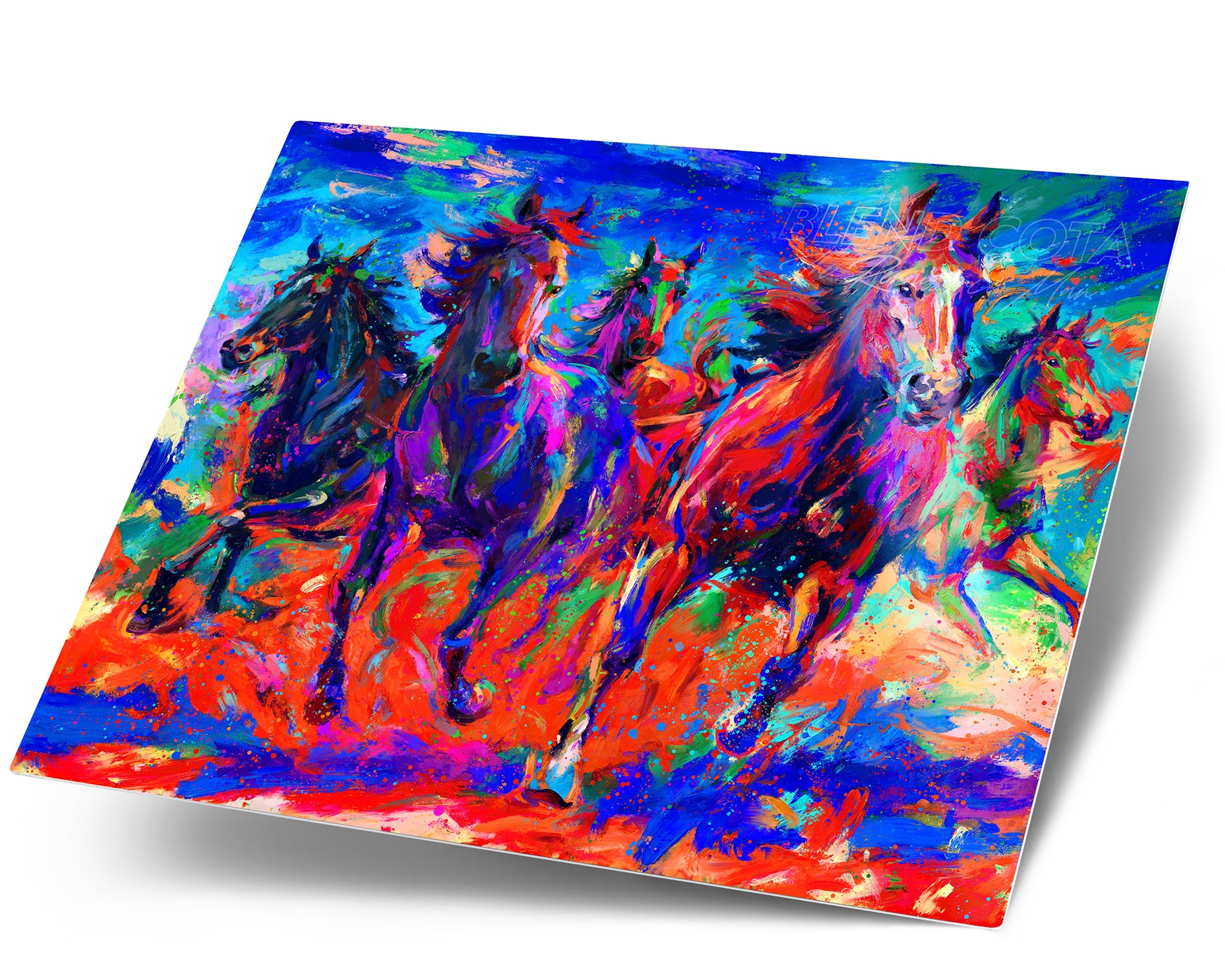 Gallop of the Wild - Art Print on Metal- Blend Cota Studios 