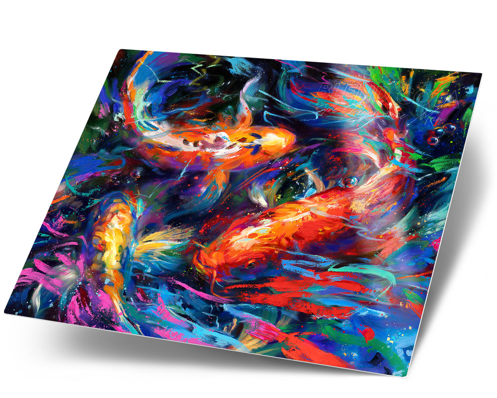 
                  
                    Koi Garden - Blend Cota Art Print on Metal - Blend Cota Studios
                  
                